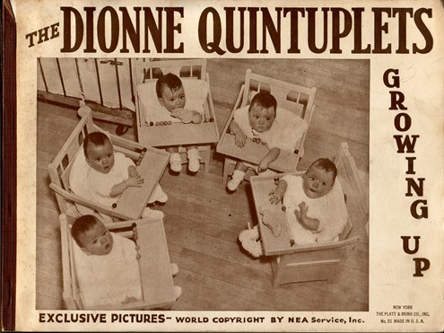 Image for The Dionne Quintuplets Growing Up