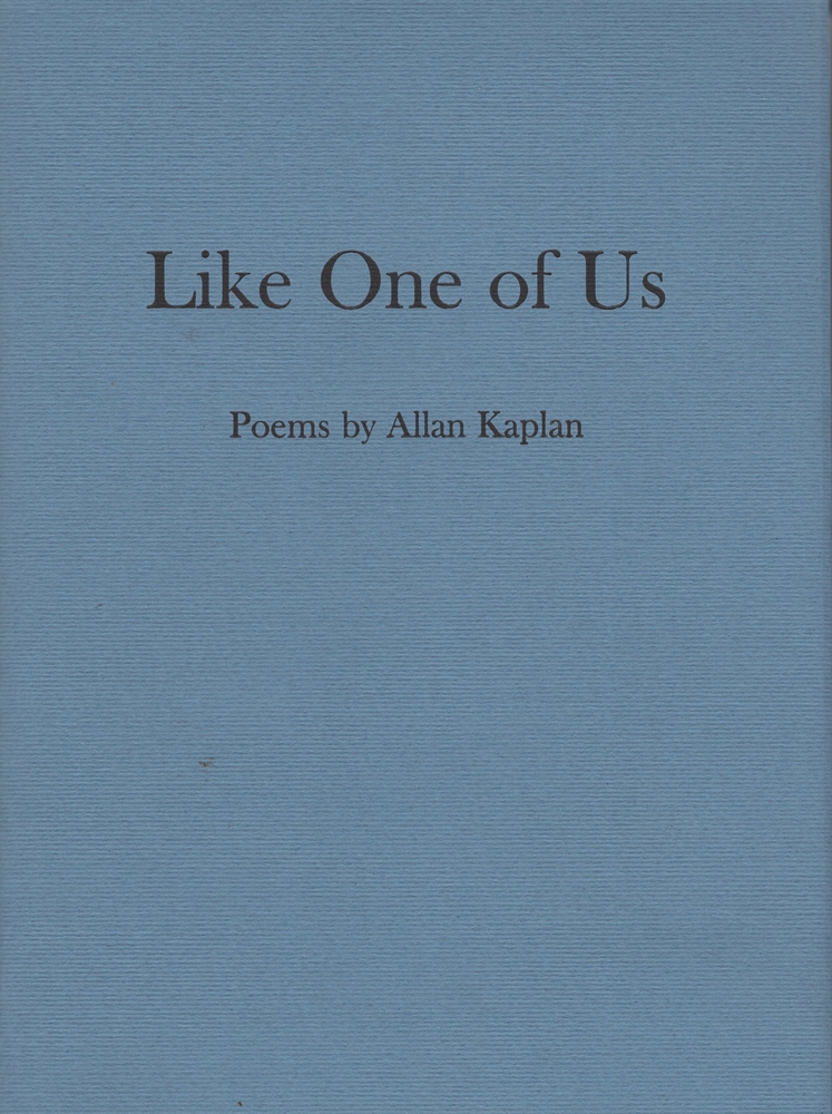 Image for LIKE ONE OF US.