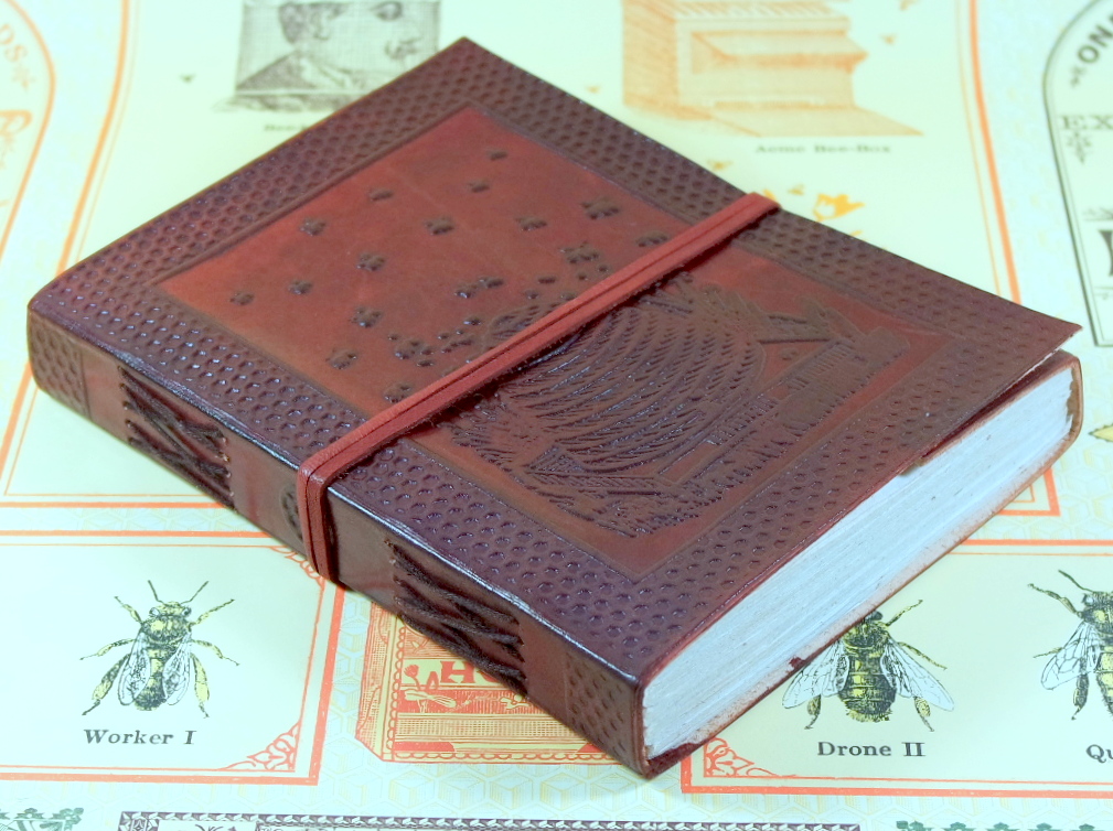 Image for Barner Books Leather Honey Bee Journal